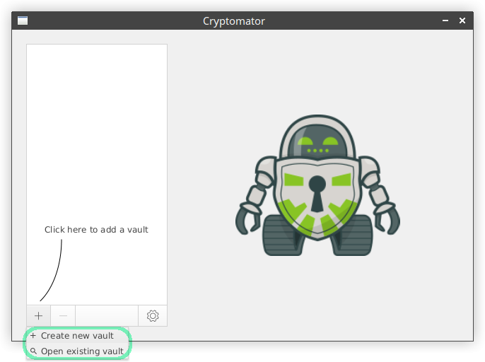 cryptomator screenshot